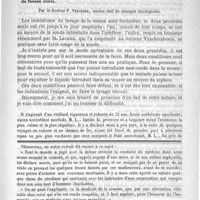 0643 - Page 639 - Bulletin / Du lavage de la vessie par ponction sus-pubienne, à propos d'un cas de rétention d'urine prolongée par hypertrophie prostatique compliquée de fausse route. Par le Docteur F. Verchère... / Feuilleton. Causerie. Dangers des faits divers rédigés par des reporters mal informés (suite). - Superstitions médicales