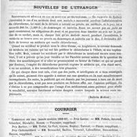 0663 - Page 659 - Formulaire. Injection contre la diphthérique. - Guelpa / Nouvelles de l'étranger. Responsabilité médicale en cas de mort par le chloroforme (Bulletin médical) / Courrier. Commission des prix (année scolaire 1888-89)
