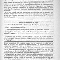 0683 - Page 679 - Académies et sociétés savantes. Académie des sciences. Séance du 5 novembre 1888 / Société de médecine de Paris. Séance du 27 octobre 1888 / Feuilleton. Causerie