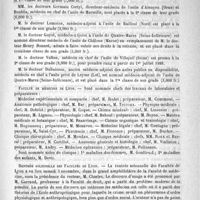 0687 - Page 683 - Courrier. Asile d'aliénés / Faculté de médecine de Lyon / Rentrée solenelle des Facultés de Lyon