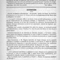 0724 - Page 720 - Revue de thérapeutique. La créoline [Paul Chéron] / Courrier. Faculté de médecine de Montpellier / Cours de pathologie et de chirurgie de l'appareil urinaire / Asile Sainte-Anne