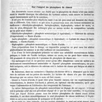 0731 - Page 727 - Des appareils plâtrés instantanés, par le Docteur Vernoy / Sur l'emploi du phosphate de chaux [Dr Mosquinet]