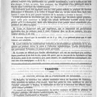 0733 - Page 729 - Académies et sociétés savantes. Société médicale des hôpitaux. Séance du 9 novembre 1888 / Variétés. Le service médical de la principauté de Bulgarie