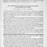 0763 - Page 759 - Bulletin / De la curabilité de la scrofule et de la tuberculose osseuse par les bains de mer en hiver. Par le Docteur de Valcourt... / Feuilleton. Les médecins dans le roman d'aujourd'hui