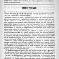 0825 - Page 821 - Clinique de l'Hôtel-Dieu. - M. le Docteur Kirmisson. Le cancer du rectum / Bibliothèque. Atlas universel de géographie moderne, ancienne et du moyen âge, avec un texte analytique, par Vivien de Saint-Martin..., et Schrader...