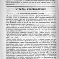 0860 - Page 856 - Hystérectomie vaginale, par L.-G. Richelot / Intérêts professionnels. Les honoraires des médecins légistes