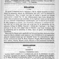 0869 - Page 865 - Comité de rédaction / Sommaire / Bulletin / Feuilleton. Causerie