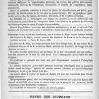 0888 - Page 884 - Bibliothèque. De la thyroïdectomie, par le Docteur H. Chrétien... - G. Steinheil, 1888 / Revue des journaux. Carcinome de l'estomac et condurango (The therap. Gazette, 15 novembre 1888)