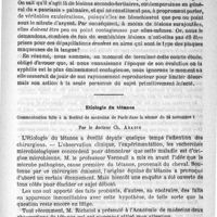 0897 - Page 893 - De l'échéance des accidents contagieux dans l'évolution de la syphilis. Véhicules du contage syphilitique. Par A. Morel-Lavallée... / Etiologie du tétanos. Communication faite à la Société de médecine de Paris dans la séance du 24 novembre 1888, par le Docteur Ch. Abadie