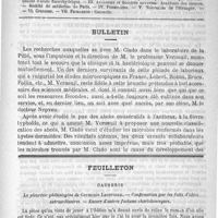 0917 - Page 913 - Comité de rédaction / Sommaire / Bulletin / Feuilleton. Causerie. La pleurésie phthisiogène de Germinie Lacerteux. - Confirmation par les faits d'idées extraordinaires. - Encore d'autres factums charlatanesques