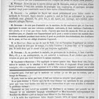 0921 - Page 917 - Académies et sociétés savantes. Société de médecine de Paris. Séance du 8 décembre 1888 / Feuilleton. Causerie. La pleurésie phthisiogène de Germinie Lacerteux. - Confirmation par les faits d'idées extraordinaires. - Encore d'autres factums charlatanesques