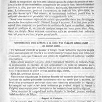 0021 - Page 17 - L'exploration de l'abdomen par les procédés de M. Glénard / Condamnation d'un médecin à la suite d'un rapport médico-légal de valeur nulle