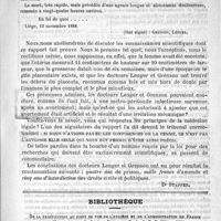 0023 - Page 19 - Condamnation d'un médecin à la suite d'un rapport médico-légal de valeur nulle [Dr Stapfer] / Bibliothèque. De la prostitution au point de vue de l'hygiène et de l'administration en France et à l'étranger, par le Docteur Reuss. - Paris, J.-B. Baillière, 1889