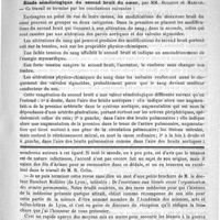 0035 - Page 31 - Revue des journaux. Etude sur le dédoublement des opérations cérébrales, par le Docteur Luys (Encéphale) / Étude séméiologique du second bruit du coeur, par MM. Bucquoy et Marfan (Revue de médecine, novembre 1888) / Feuilleton. Causerie bibliographique [L.-H. Petit]