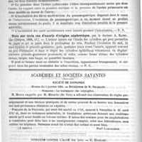 0048 - Page 44 - Revue des journaux. Action physiologique de la strophantine (Central. f. d. med. Wiss., 2 juin 1888, et Journal de méd. de Bruxelles) / Note sur trois cas d'anurie d'origine néphrétique, par le Docteur A. Bayet (La Clinique, 1888, 43) / Académies et sociétés savantes. Société de chirurgie. Séance du 2 janvier 1888 / Feuilleton. L'ancienne Académie de chirurgie [Profr Laboulbène] / Pommade contre l'acné du dos. - E. Besnier
