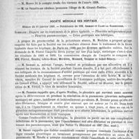0084 - Page 80 - Académies et sociétés savantes. Société de chirurgie. Séance du 9 janvier 1888 / Société médicale des hôpitaux. Séance du 11 janvier 1889