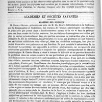 0110 - Page 106 - Sociétés savantes des départements. Société nationale de médecine de Lyon / Académies et sociétés savantes. Académie des sciences
