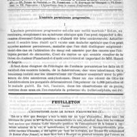 0113 - Page 109 - Comité de rédaction / Sommaire / L'anémie pernicieuse progressive / Feuilleton. L'hypnotisme dans le roman d'aujourd'hui