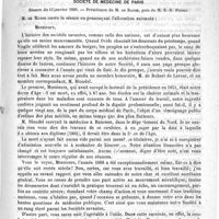 0143 - Page 139 - Revue des journaux. Bons effets du traitement de la tuberculose par le tannin, par le Docteur S. de Jager (New-York med. Record, 15 sept. 1888, p. 290) / Académies et sociétés savantes. Société de médecine de Paris. Séance du 12 janvier 1889