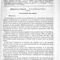 0149 - Page 145 - Comité de rédaction / Sommaire / Hôpital de la Charité. - M. le Professeur Potain. Le traitement des taenias