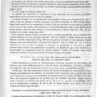 0157 - Page 153 - De quelques nouvelles médications. Recherches bactériologiques sur les antiseptiques employés en oculistique, par le Docteur Weckz, traduction du Docteur Marc Toeplitz (Arch. für Augenheilkunde, t. XIX, fasc. 1, juillet 1888, et Recueil d'ophtalmologie) / De l'emploi de la levure comme médicament, par le Docteur Heer (Deutsche Med. Zeit., 27 septembre 1888) / Traitement du goître exophtalmique par le chanvre cultivé, par R. Valieri (Bull. méd., 1888, 78)