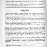 0172 - Page 168 - Société de chirurgie. Séance du 23 janvier 1889 / Courrier. Ecole de Val-de-Grâce