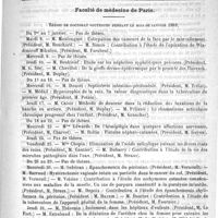 0183 - Page 179 - Variétés. Le conseil supérieur de l'assistance publique / Faculté de médecine de Paris. Thèses de doctorat soutenues pendant le mois de janvier 1889 / Courrier