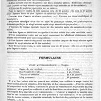 0195 - Page 191 - Variétés. Concours pour Saint-Lazare / Formulaire. Julep antidiarrhéique. - Dupré / Nouvelles de l'étranger. Affaire d'avortement à Liège