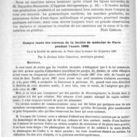 0214 - Page 210 - Le traitement d'Oertel dans les maladies du coeur [Paul Chéron] / Compte rendu des travaux de la Société de médecine de Paris pendant l'année 1888. Lu à la Société de médecine de Paris dans la séance du 12 janvier 1889, par le Docteur Jules Christian...