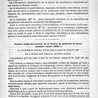 0247 - Page 243 - Fracture du péroné traitée par le massage et la mobilisation, par le Docteur L. Marevéry / Compte rendu des travaux de la Société de médecine de Paris pendant l'année 1888. Lu à la Société de médecine de Paris dans la séance du 12 janvier 1889, par le Docteur Jules Christian...