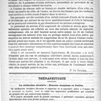 0300 - Page 296 - Clinique de l'hôpital des Enfants-Malades. - M. le Profr Grancher. La contagion nosocomiale de la rougeole et de la diphthérie, et sa prophylaxie par l'antisepsie médicale [P. Le Gendre] / Thérapeutique. La médication révulsive : Nouveau sinapisme en feuilles