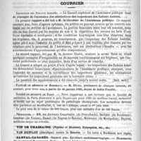 0316 - Page 312 - Formulaire. Collyre pour l'extraction de la cataracte. - Galezowski / Courrier. Inspection des Enfants Assistés / Faculté de médecine de Bordeaux / Société de médecine de Paris / Nécrologie [Connétable (de Pierrefonds) / Dallidet (de Bordeaux) / Gondrau (de Viviers) / Hamel (de Nogent-le-Rotrou) / Moitessier (de Montpellier) / Peytral]