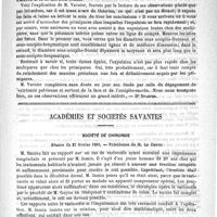 0361 - Page 357 - Revue trimestrielle des journaux d'obstétrique et de gynécologie [Dr Stapfer] / Académies et sociétés savantes. Société de chirurgie. Séance du 27 février 1889