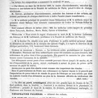 0364 - Page 360 - Courrier. Ouverture de l'Ecole du service de santé militaire à Lyon / Nécrologie [Labrousse (de Ribérac) / Lallement (de Nancy)] / Epidémie de trichinose à Dantzig