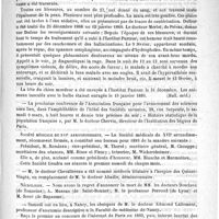 0387 - Page 383 - Courrier. Statistique de l'Institut Pasteur / Société médicale du XVIe arrondissement / Nécrologie [Desclaux (de Tonneins) / A. Museau (de Saint-Bonnet) / Perroud (de Lyon) / Serré (de Bapaume)]