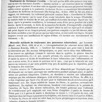 0395 - Page 391 - Bibliothèque. Leçons cliniques sur les formes et le traitement des bronchites, par le Docteur Ferrand. Paris, Delahaye, 1888 / Revue des journaux. Traitement du tintement d'oreille / Nouvelle méthode de traitement des processus tuberculeux, par Lenderer (Münch. med. Worh. 1888, 40 et 41. - Correspondenzblatt fûr schweizer Aerzte 1888, 22. - Nouveaux Remèdes, 1889, 1)