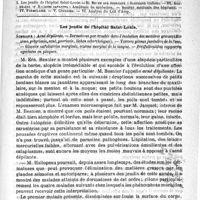 0401 - Page 397 - Comité de rédacton / Sommaire / Les jeudis de l'hôpital Saint-Louis. Acné dépilante. - Dermatoses par trouble dans l'évolution des matières grasses (eczéma, pityriasis, acné, psoriasis, lichen séborrhéiques). - Verrues planes juvéniles de la face. - Glossite exfoliatrice marginée, eczéma marginé de la langue. - Périfolliculites suppurées agminées en plaques