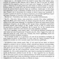 0422 - Page 418 - Syphiligraphie. Affaire Colles-Baumès. Action en revendication de propriété. Par A. Morel-Lavallée / Académies et sociétés savantes. Académie des sciences