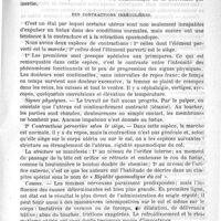 0427 - Page 423 - Anomalies de la force expultrice par le Docteur Fournel. Des contractions insuffisantes / Des contractions irrégulières