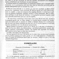 0435 - Page 431 - Académies et sociétés savantes. Société médicale des hôpitaux. Séance du 7 mars 1889 / Formulaire. Pommade d'iodoforme. - Gomez de la Mata / Courrier. Faculté de médecine de Paris