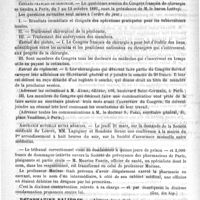 0436 - Page 432 - Courrier. Faculté de médecine de Paris / Congrès français de chirurgie / Assurance mutuelle entre médecins