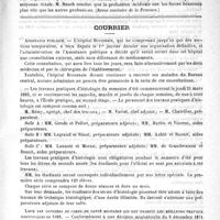 0447 - Page 443 - Nouvelles de l'étranger. De la mortalité des médecins / Courrier. Assistance publique / Liste des officiers du corps de santé militaire qui ont les meilleurs travaux scientifiques en 1888