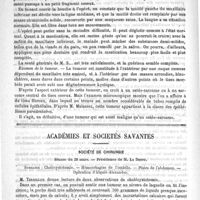 0480 - Page 476 - Epithéliome paradentaire présentant tous les signes d'un sarcome du maxillaire inférieur. Résection du maxillaire. Guérison. Observation lue à la Société de médecine de Paris dans la séance du 22 décembre 1888 et du 12 janvier 1889. Par le Docteur Polaillon / Académies et sociétés savantes. Société de chirurgie. Séance du 20 mars