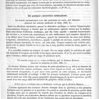 0516 - Page 512 - Revue des journaux. Traitement de la phthisie par le tannin à Bruxelles / De quelques nouvelles médications. Le cactus grandiflorus dans les affections du coeur, par Gregory (Journal des sciences médicales de Lille, 1889, 9) / Un nouvel usage de la nitro-glycérine, par le Docteur Kloman (Journal de médecine de Lille, 1889, 9) / Action de la glycérine sur la sécrétion vaginale, par le Docteur Hermon / Académies et sociétés savantes. Société de chirurgie. Séance du 27 mars