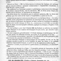 0532 - Page 528 - Courrier. Congrès international de thérapeutique et de matière médicale / Hôpitaux de Paris / Laboratoire de chimie et de micrographie médicales (7, rue des Saints-Pères) / Association des médecins de la Seine