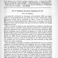 0641 - Page 637 - Comité de rédaction / Sommaire / Sur le traitement des kystes hydatiques du foie, par L.-G. Richelot