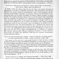 0671 - Page 667 - Bibliothèque. Congrès pour l'étude de la tuberculose chez l'homme et chez les animaux / Le paradoxe. Essai sur les excentricités de l'esprit humain dans tous les siècles. Albert Savine... Paris, rue Drouot, 18 / Traité d'histologie pratique, par J. Renaut... Paris, Lecrosnier et Babé, 1889 / Traité pratique de la syphilis, par le Docteur Langlebert. - Paris, Doin, 1888