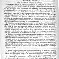 0696 - Page 692 - Académies et sociétés savantes. Académie de médecine. Séance du 7 mai 1889 / Société de chirurgie. Séance du 1er mai