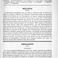 0701 - Page 697 - Comité de rédaction / Sommaire / Bulletin / Feuilleton. Causerie