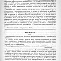 0711 - Page 707 - Académies et sociétés savantes. Société de médecine de Paris. Séance du 27 avril 1889 / Courrier / Des certificats médicaux et du droit de timbre